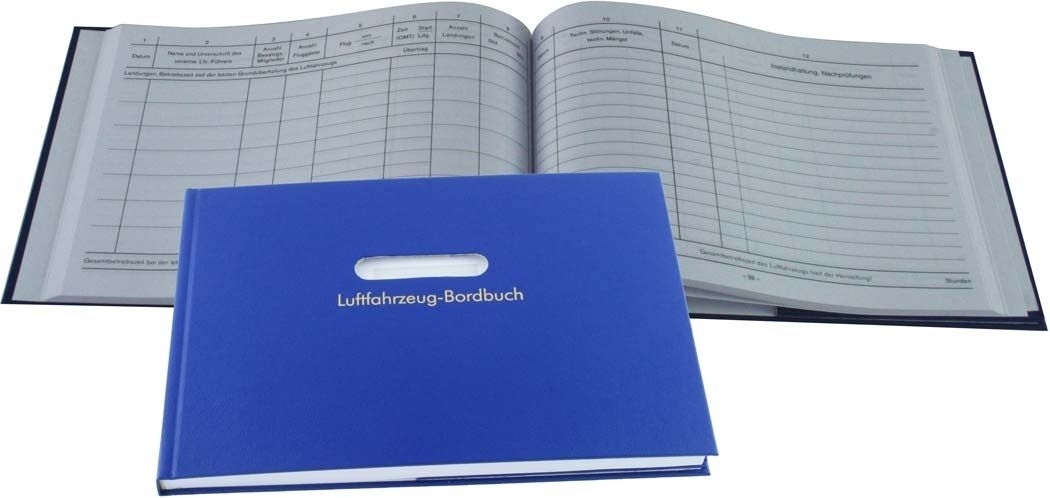 Bordbuch für Motorflugzeuge