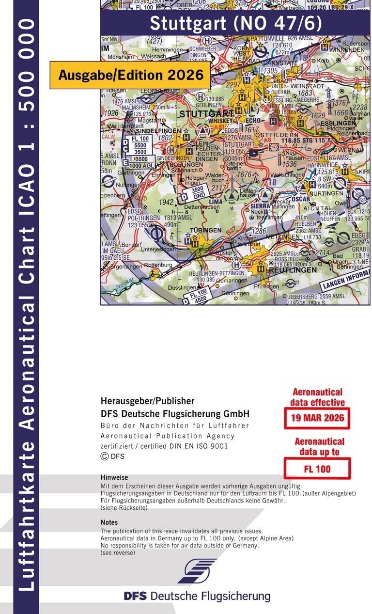 ICAO Karte Stuttgart 2026